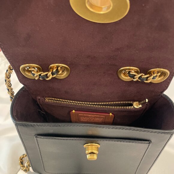 Coach Madison Convertible Backpack 18 in Black Leather - Picture 7 of 13